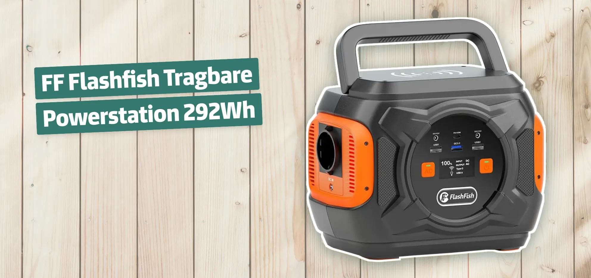 FF Flashfish Tragbare Powerstation 292Wh