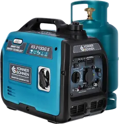 Könner & Söhnen LPG/Benzin-Inverter-Generator KS 2100iG S