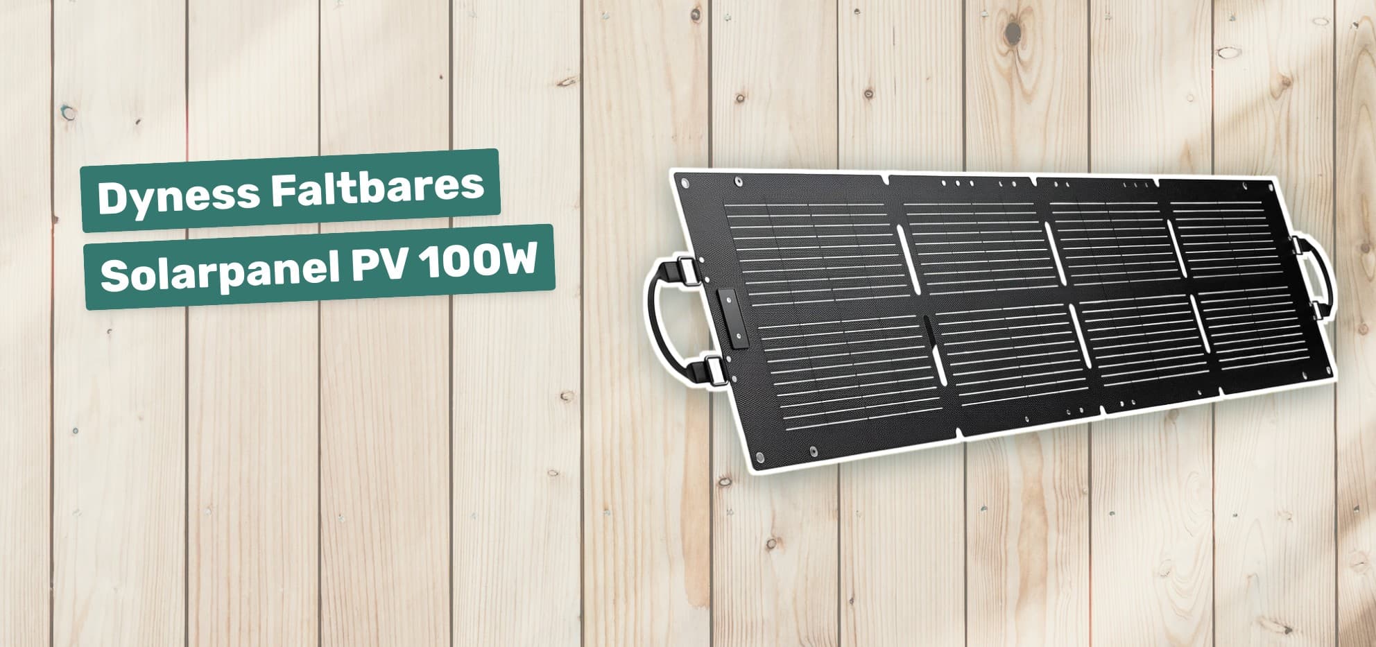 Dyness Faltbares Solarpanel PV 100W