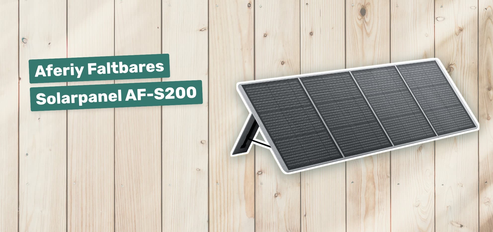 Aferiy Faltbares Solarpanel AF-S200