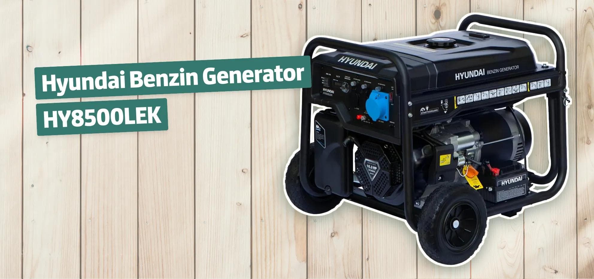 Hyundai Benzin Generator HY8500LEK