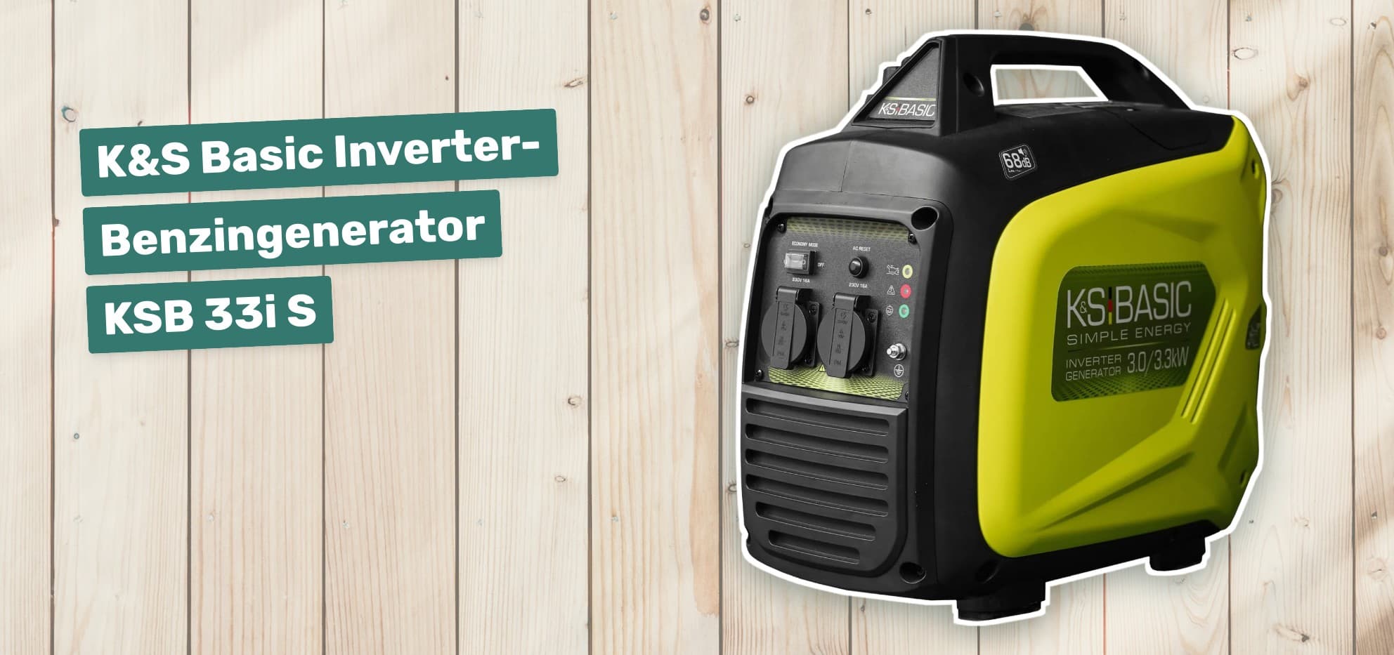 K&S Basic Inverter-Benzingenerator KSB 33i S