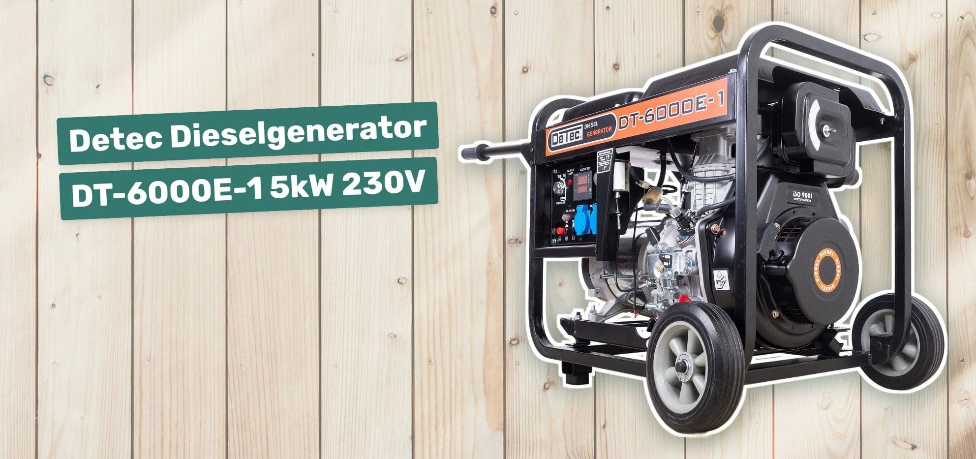 Detec Dieselgenerator DT-6000E-1 5kW 230V