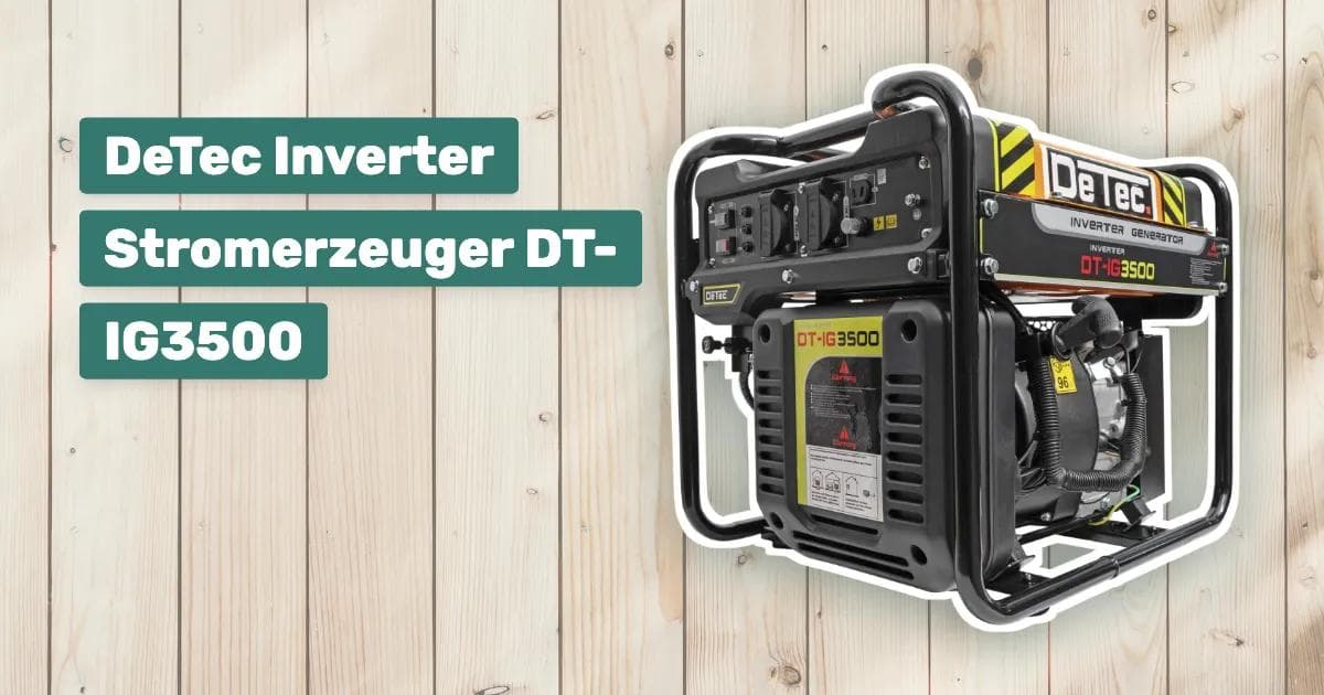 DeTec DT-IG3500 Test: 3,2 kW Inverter-Generator