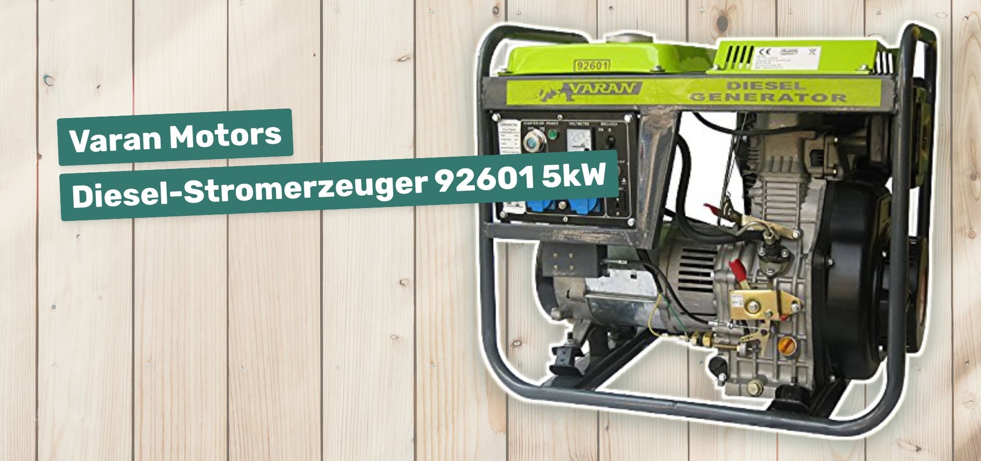Varan Motors Diesel-Stromerzeuger 92601 5kW