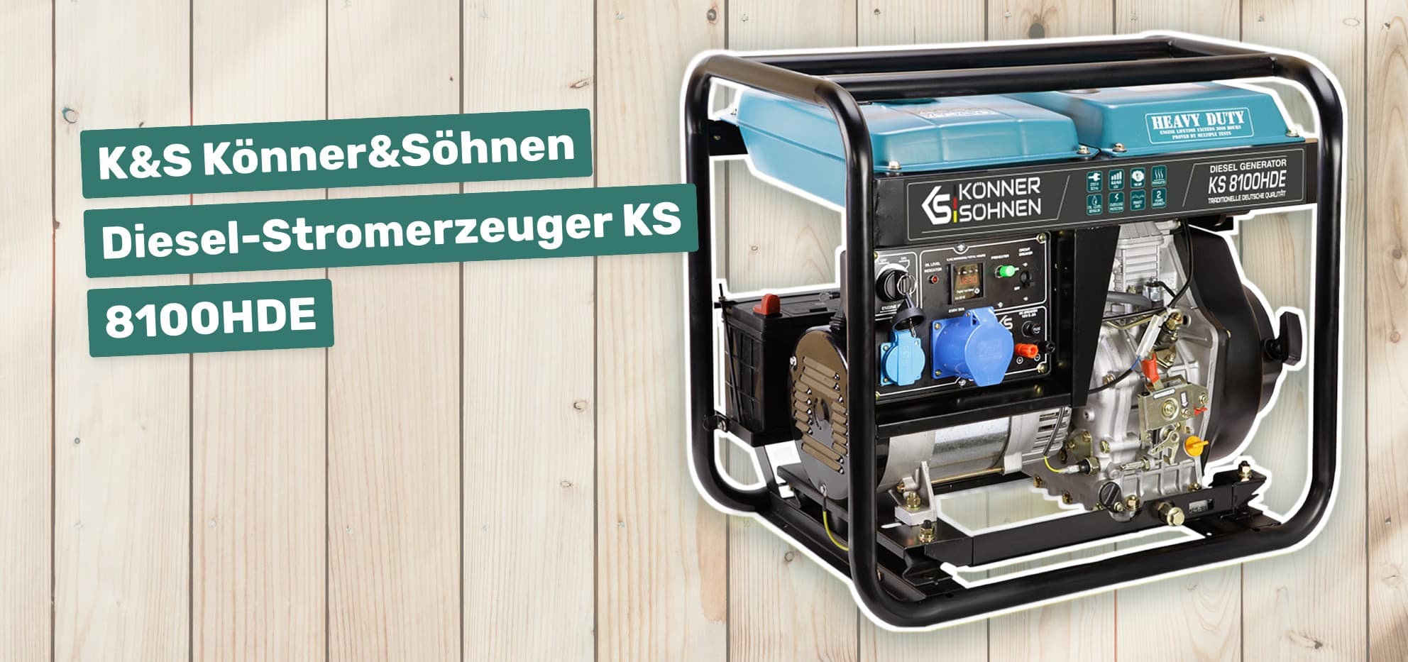 K&S Könner&Söhnen Diesel-Stromerzeuger KS 8100HDE