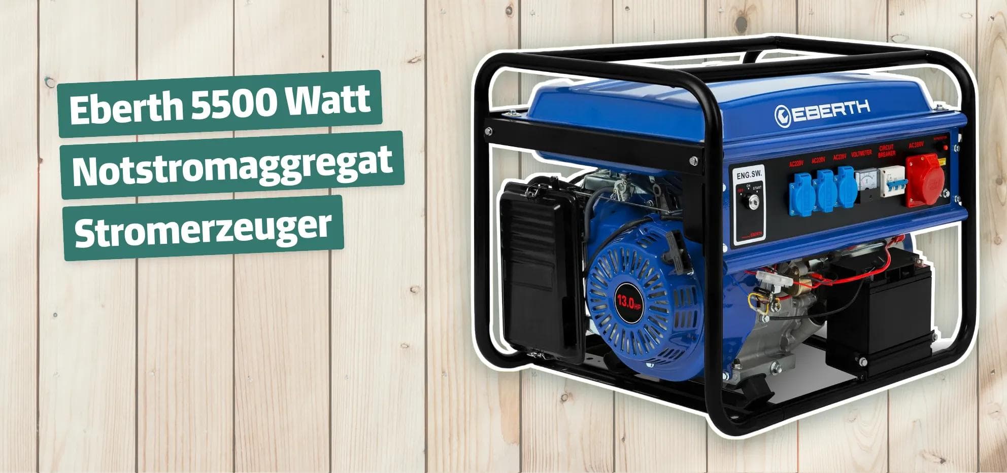 Eberth 5500 Watt Notstromaggregat Stromerzeuger