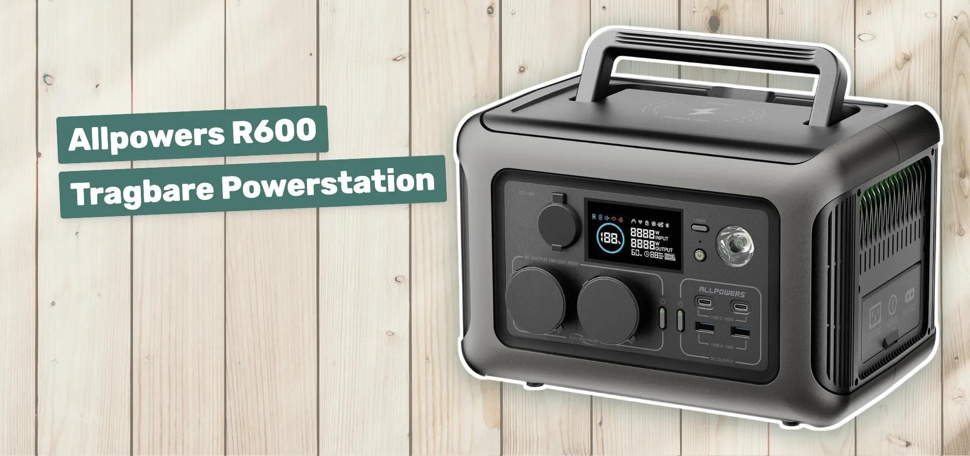 Allpowers R600 Tragbare Powerstation
