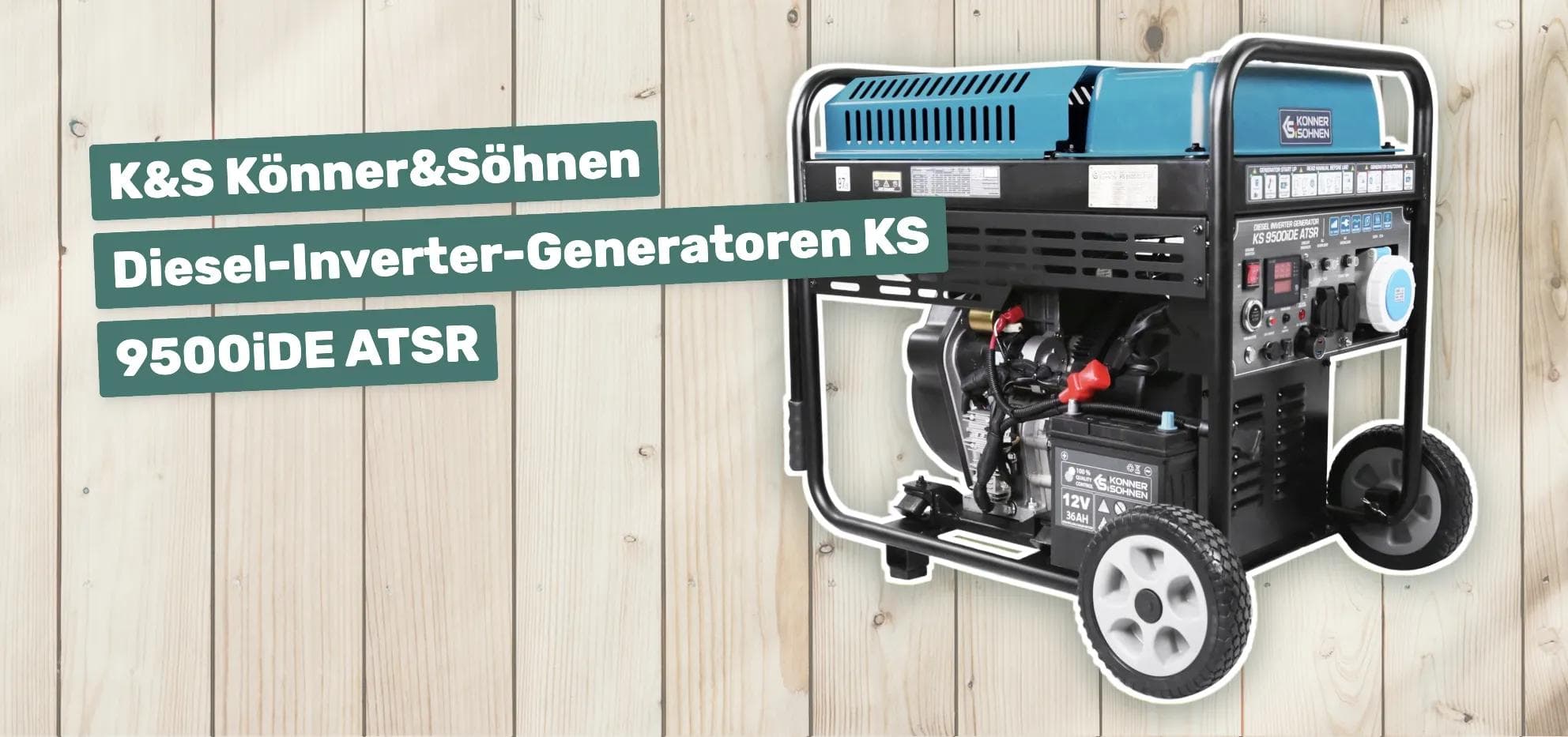 K&S Könner&Söhnen Diesel-Inverter-Generatoren KS 9500iDE ATSR