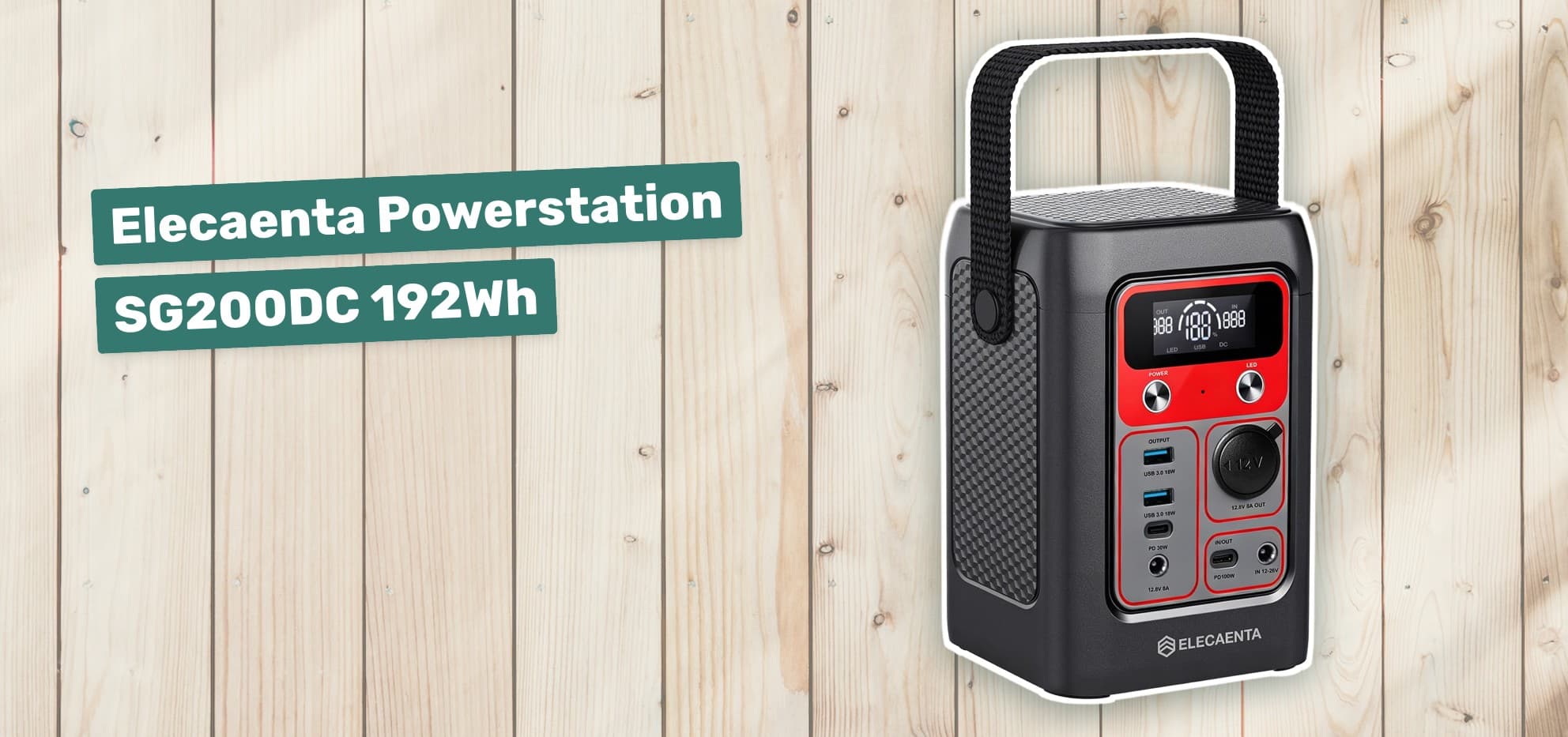 Elecaenta Powerstation SG200DC 192Wh