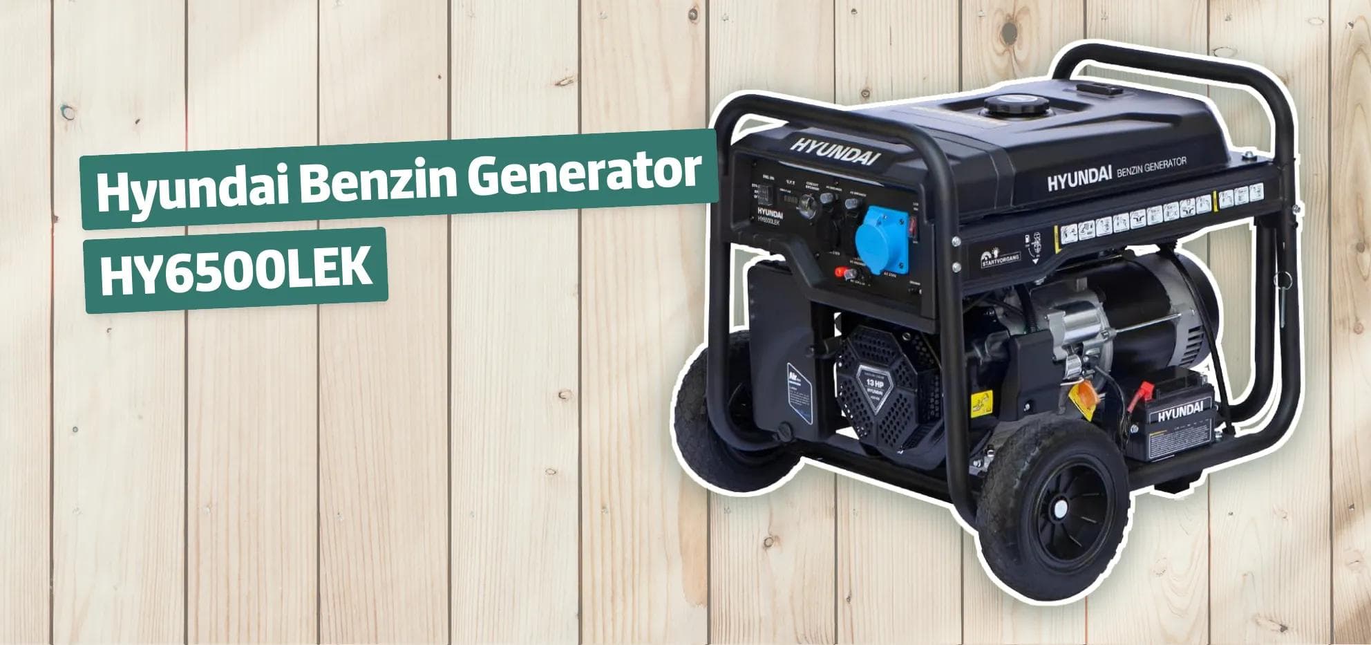 Hyundai Benzin Generator HY6500LEK