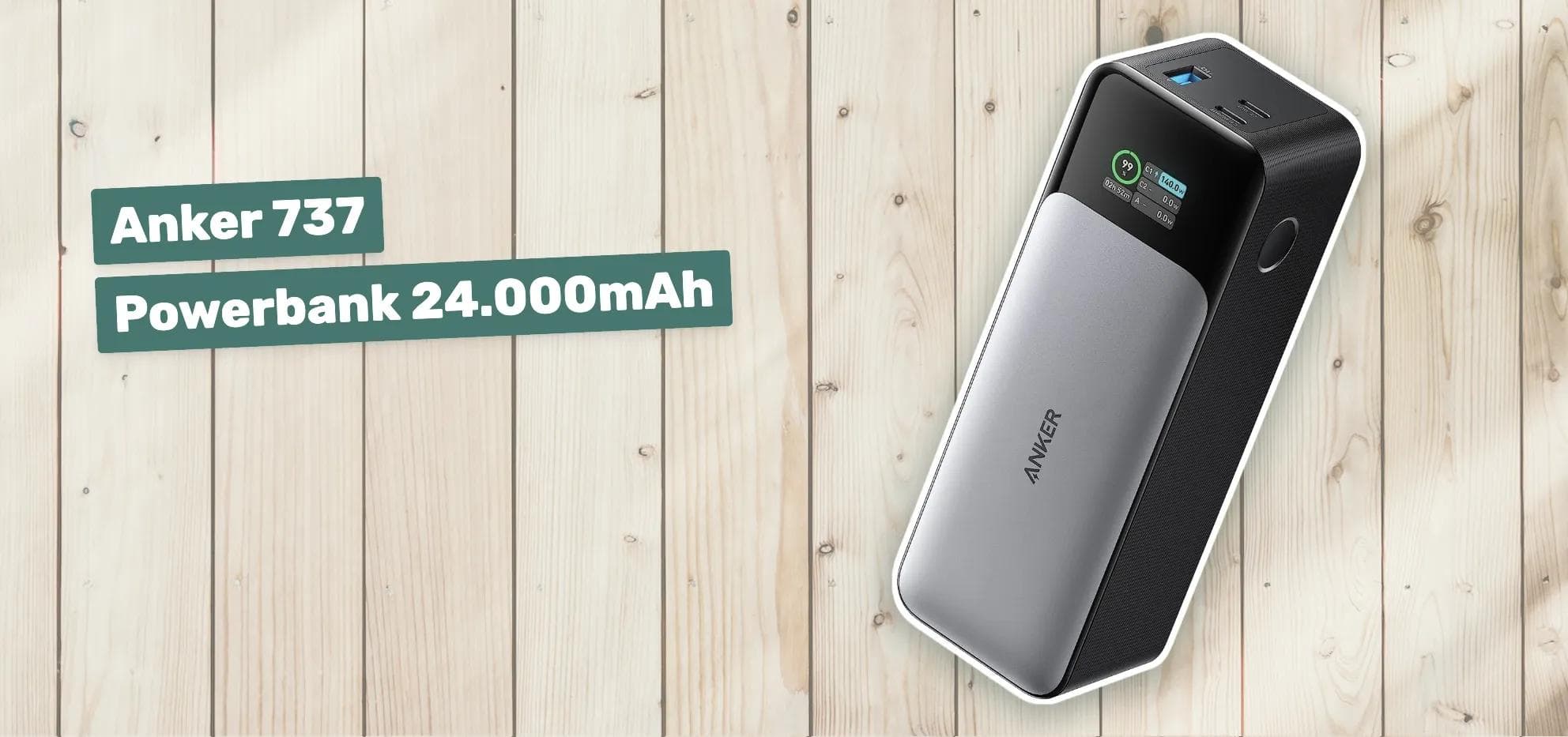 Anker 737 Powerbank 24.000mAh