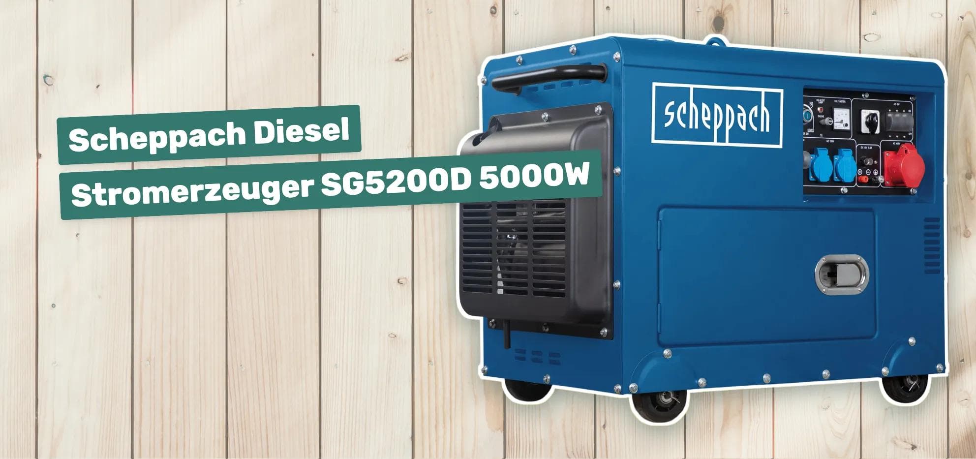 Scheppach Diesel Stromerzeuger SG5200D 5000W