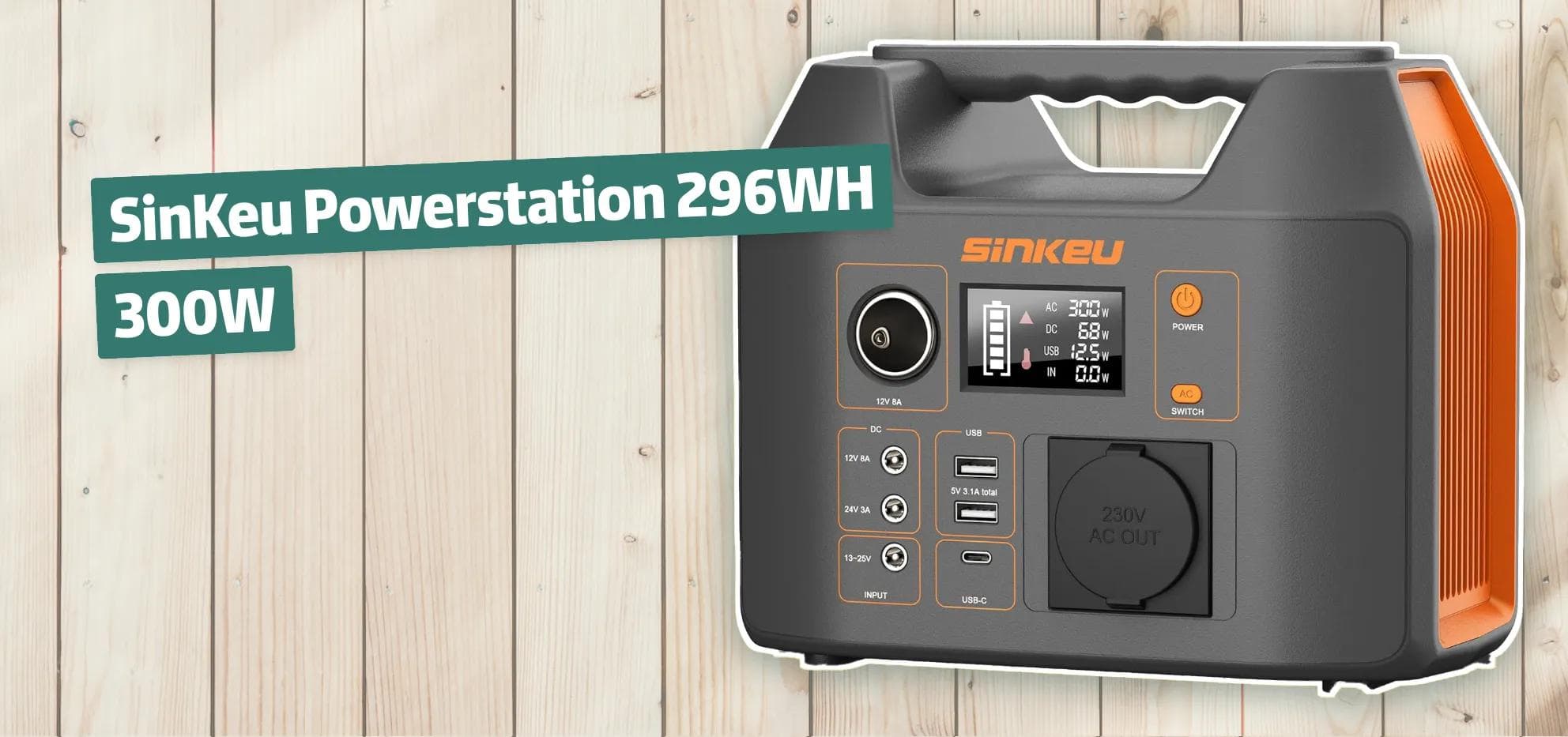 SinKeu Powerstation 296WH 300W