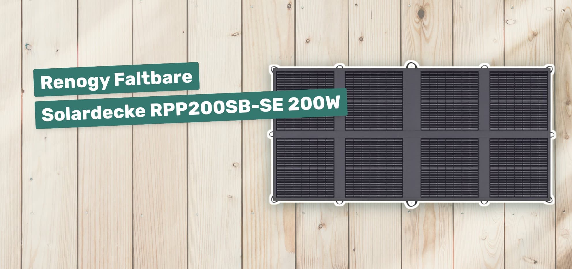 Renogy Faltbare Solardecke RPP200SB-SE 200W