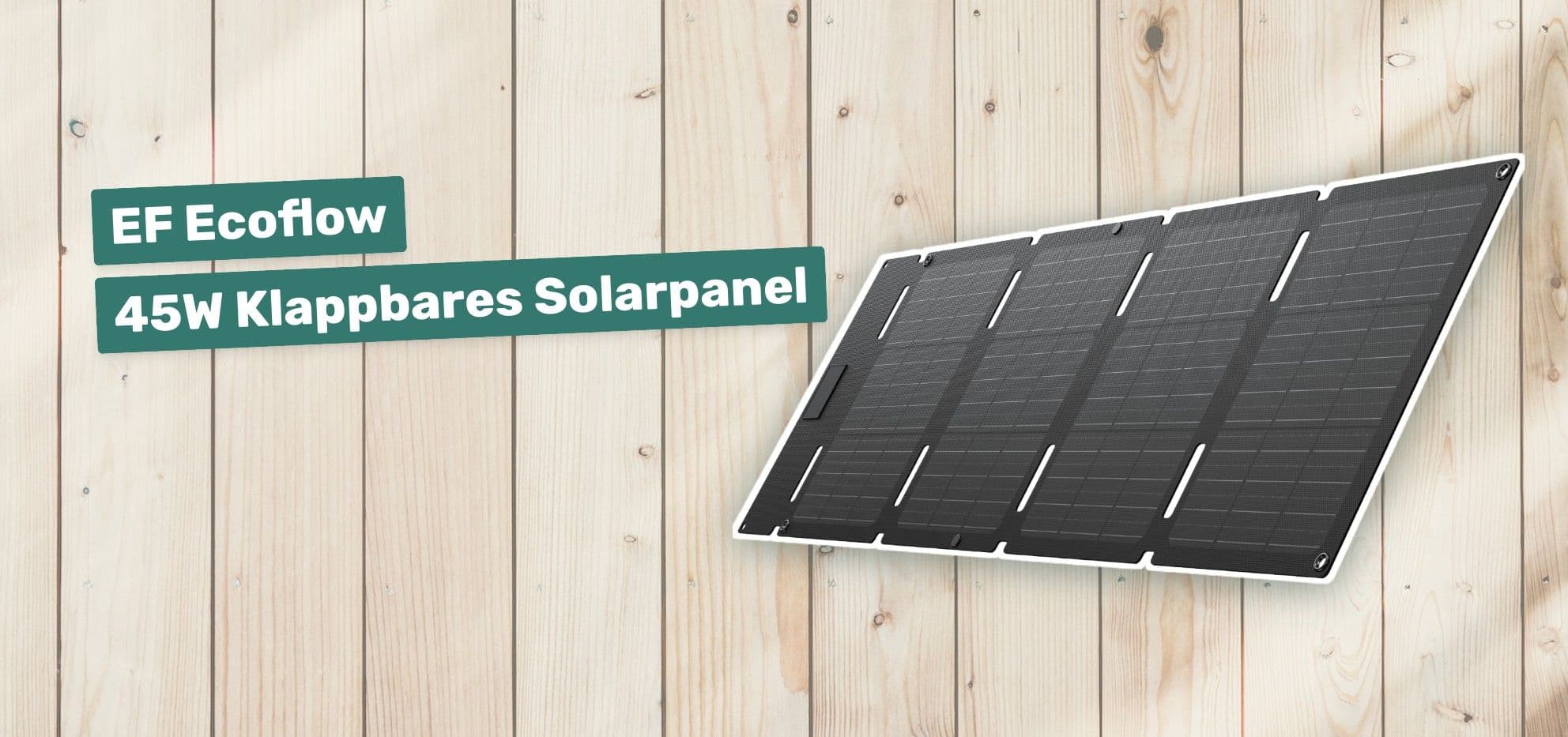 EF Ecoflow 45W Klappbares Solarpanel