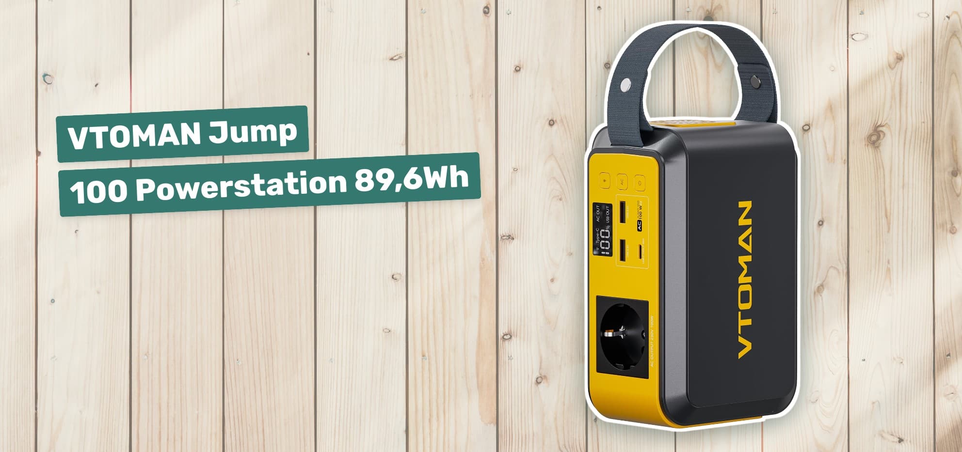 VTOMAN Jump 100 Powerstation 89,6Wh