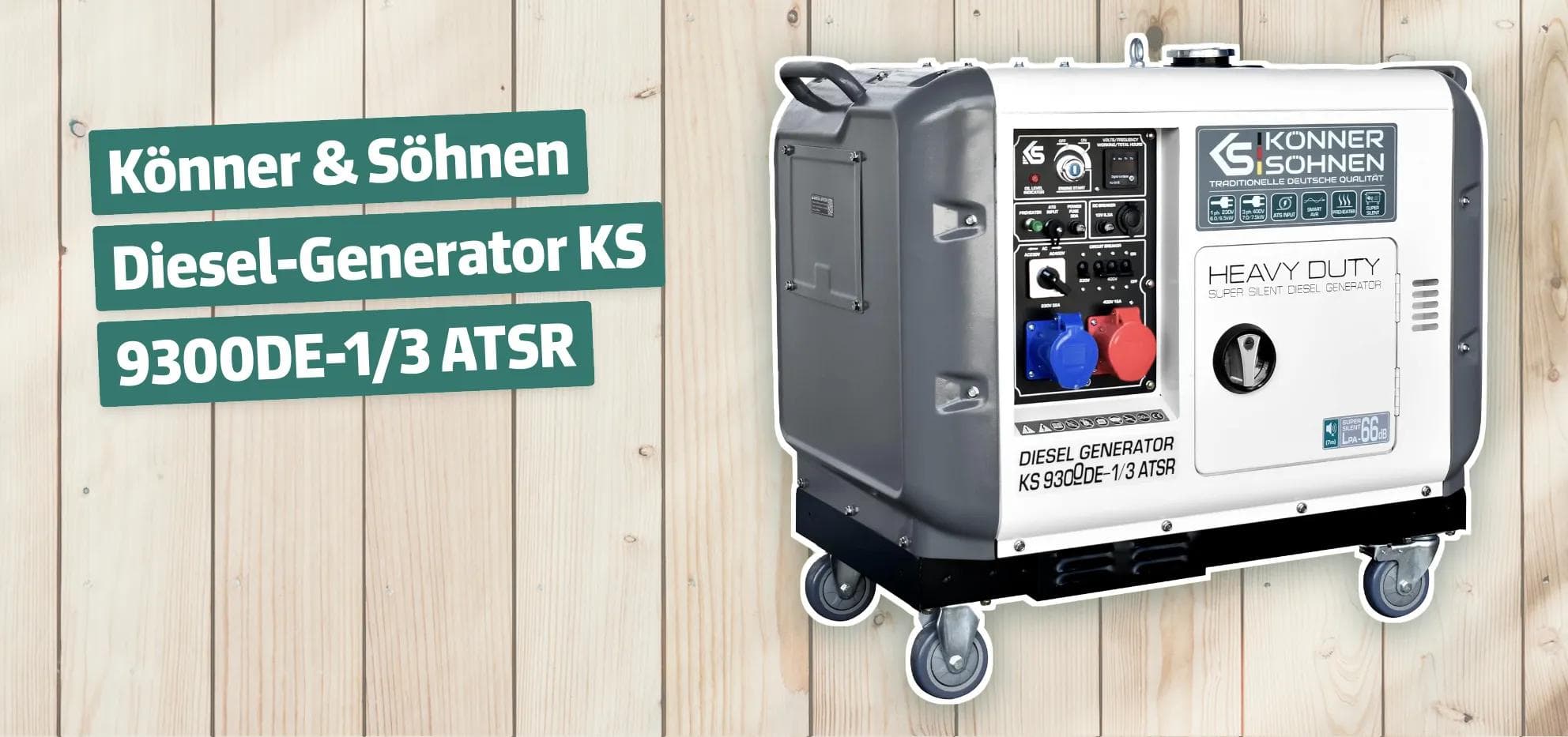 Könner & Söhnen Diesel-Generator KS 9300DE-1/3 ATSR