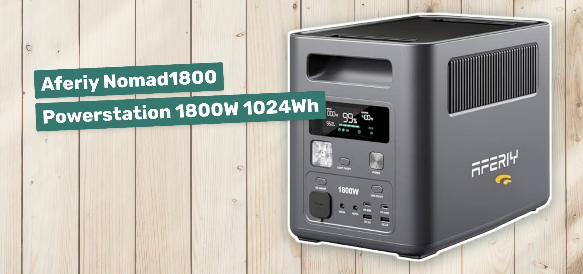 Aferiy Nomad1800 Powerstation 1800W 1024Wh