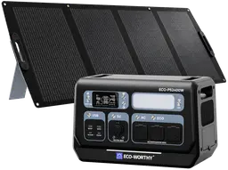 Eco-Worthy Powerstation PS2400W mit Solarpanel