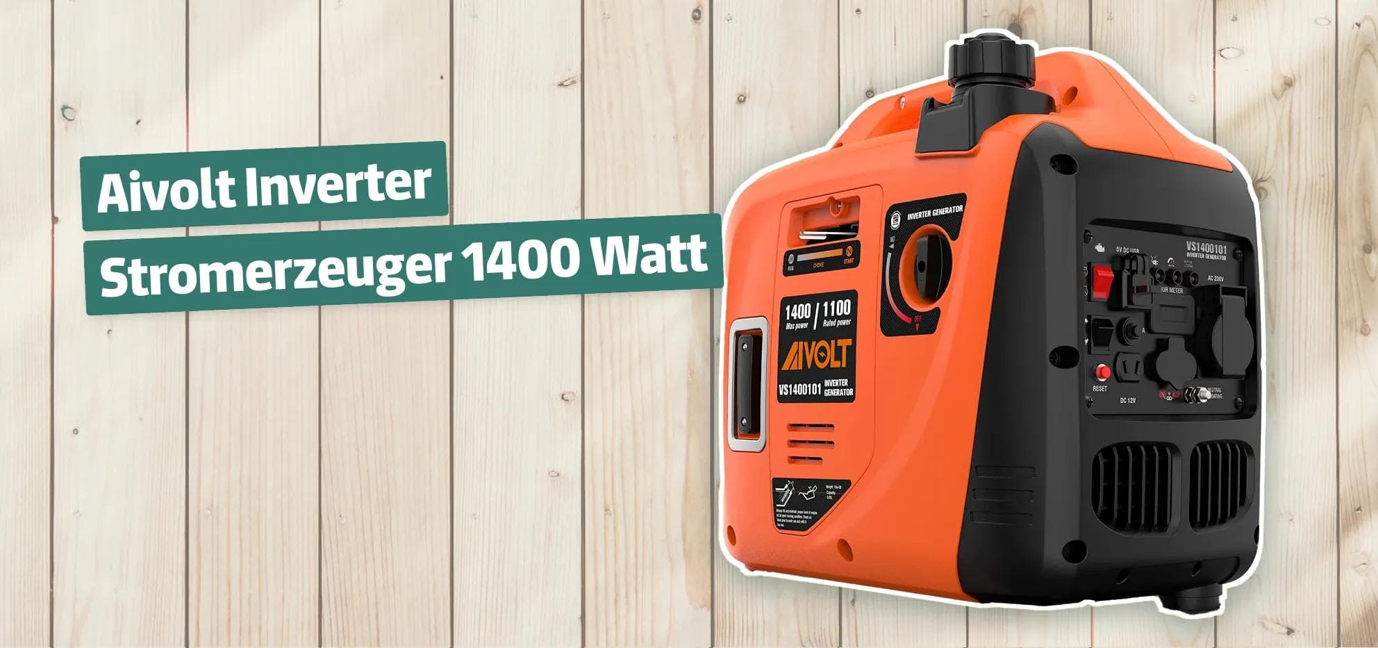 Aivolt Inverter Stromerzeuger 1400 Watt
