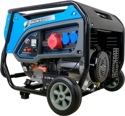 DeTec Stromgenerator Benzin 15 PS mit E-Start 6500W