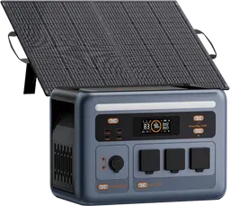Ecogreat PowerMax 1800SE Powerstation mit 100W Solarpanel