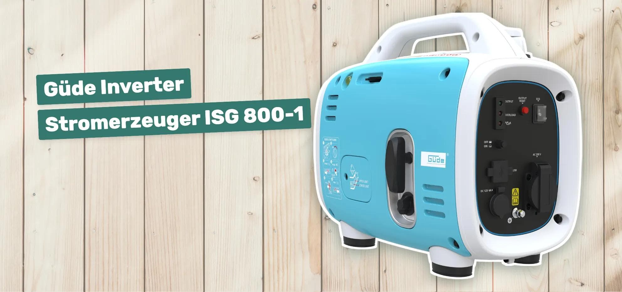 Güde Inverter Stromerzeuger ISG 800-1