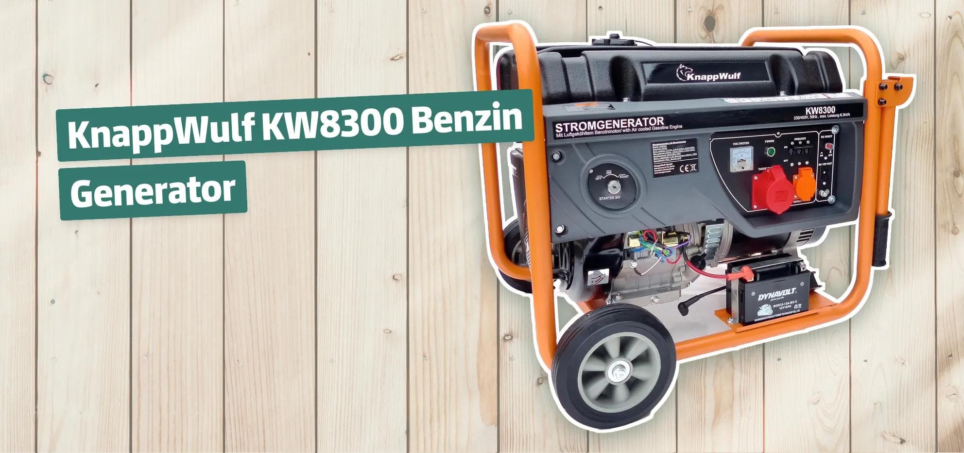KnappWulf KW8300 Benzin Generator
