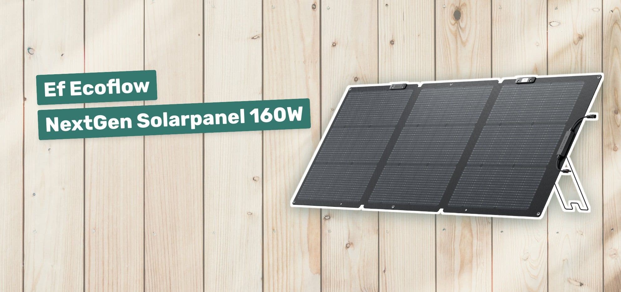 Ef Ecoflow NextGen Solarpanel 160W