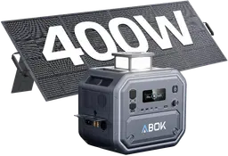 ABOK Ark2800 Powerstation mit Solarpanel