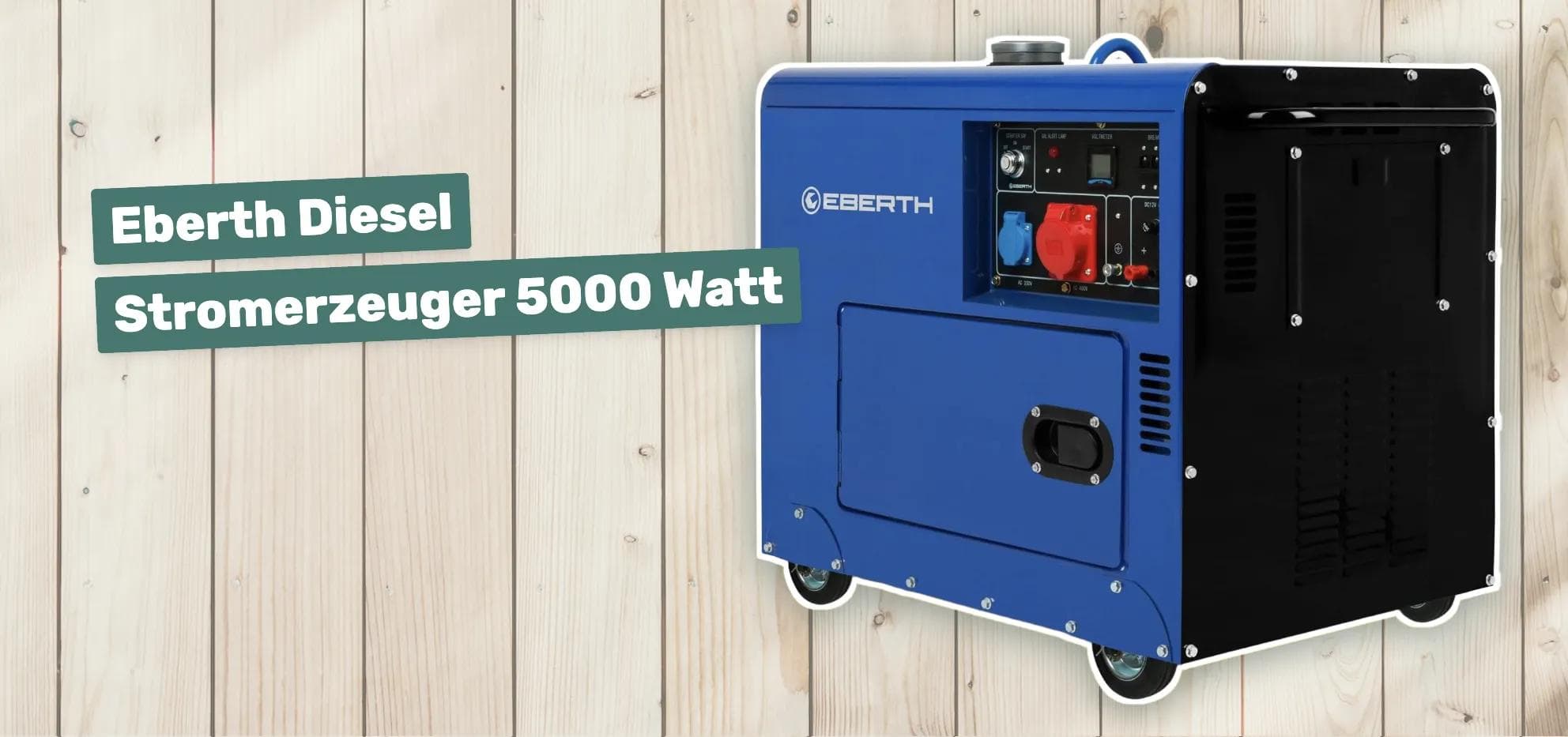 Eberth Diesel Stromerzeuger 5000 Watt