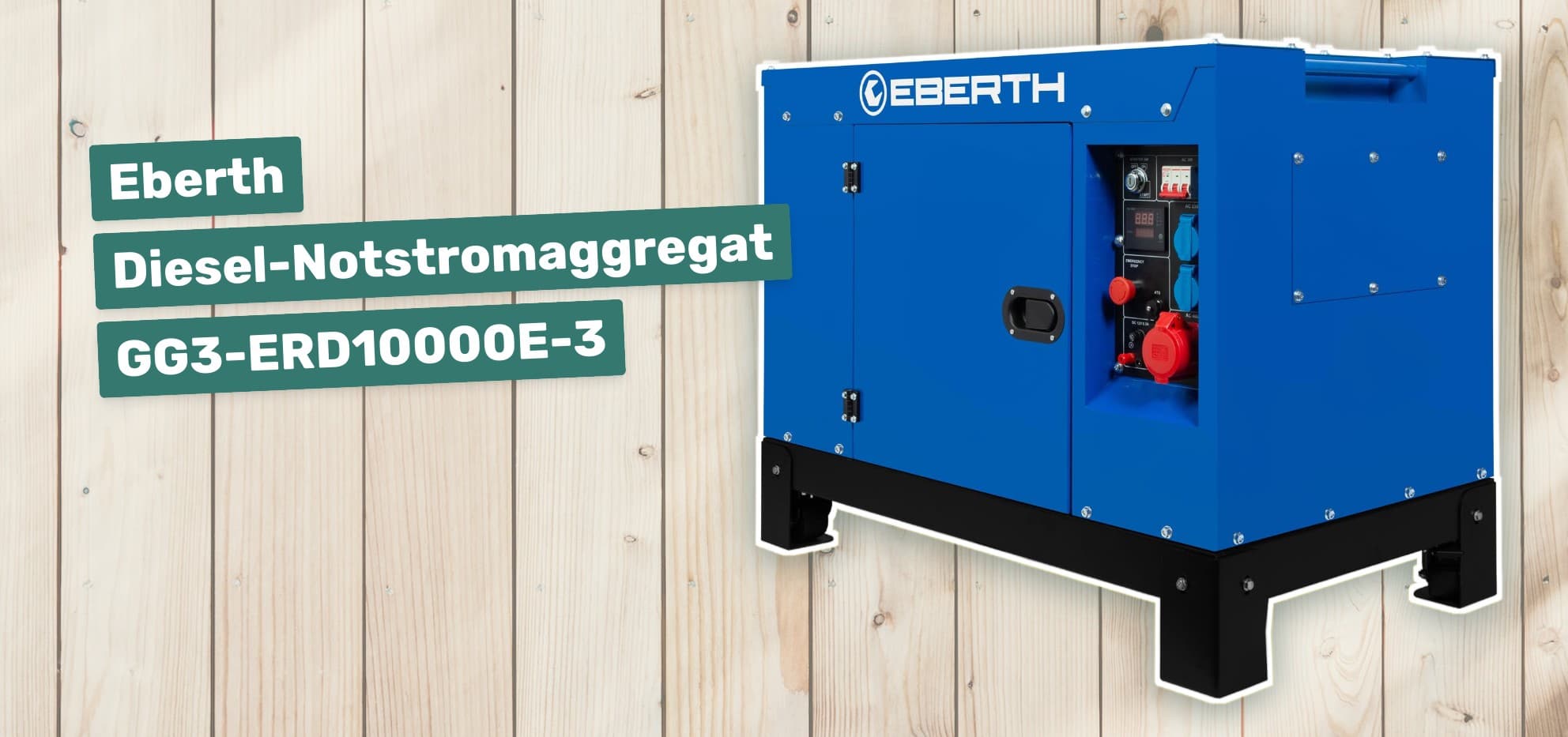 Eberth Diesel-Notstromaggregat GG3-ERD10000E-3