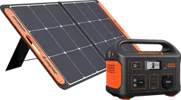 Jackery Solargenerator 500 518WH Tragbare Powerstation mit SolarSaga 100W Solarpanel
