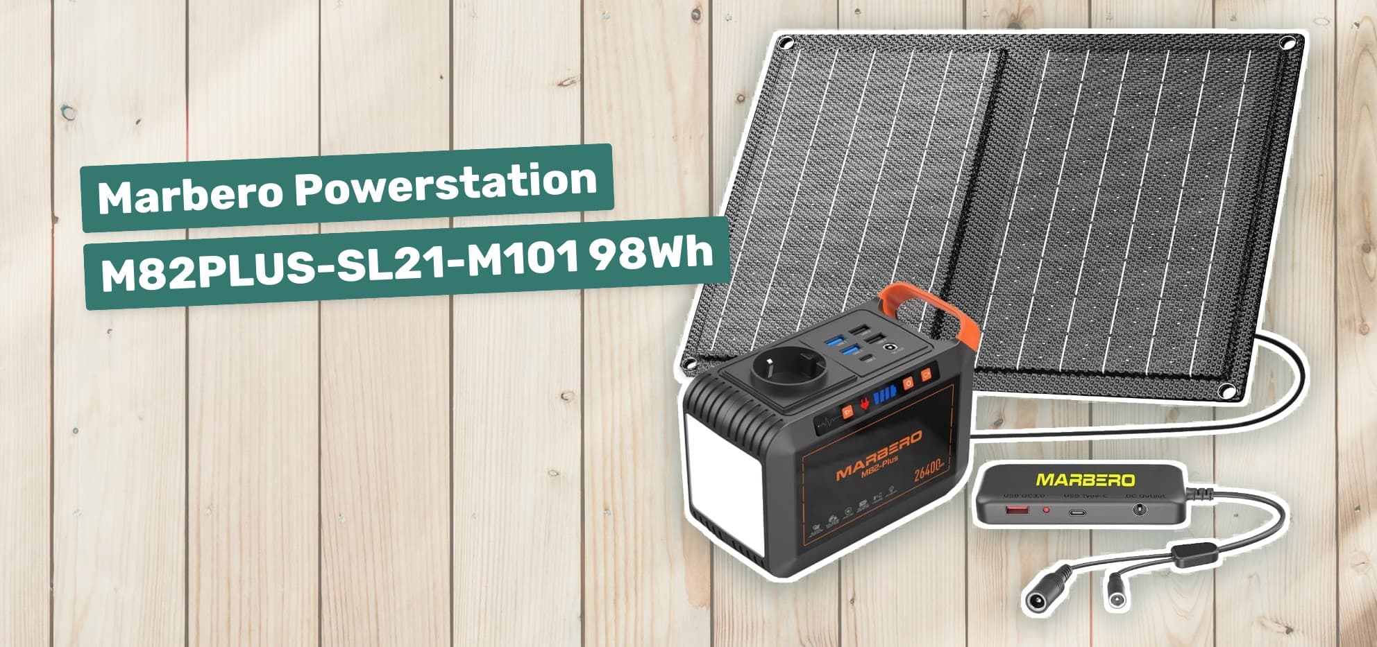 Marbero Powerstation M82PLUS-SL21-M101 98Wh