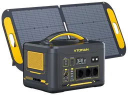 VTOMAN Jump 1500X Portable Powerstation 828Wh mit 110W Solarpanel