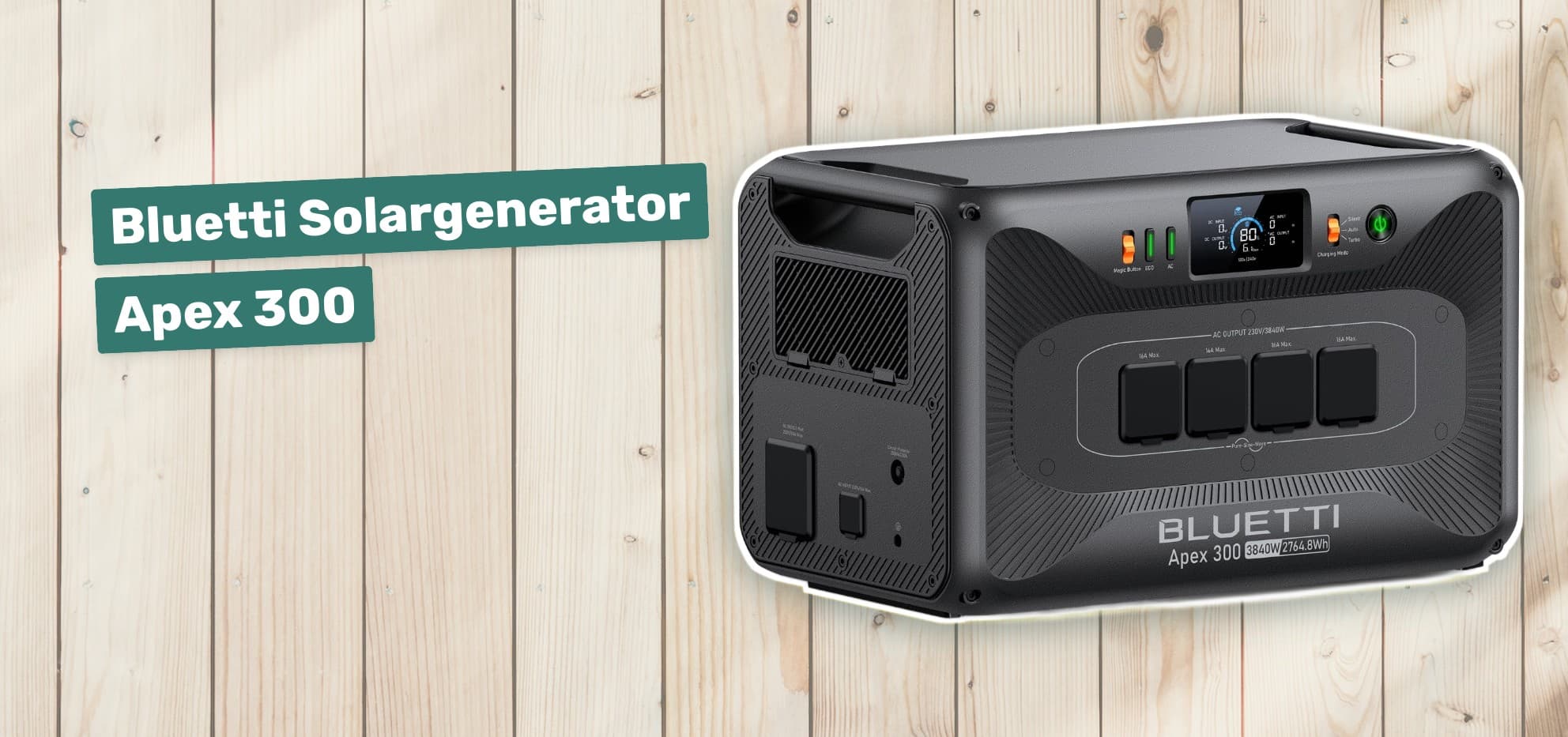 Bluetti Solargenerator Apex 300