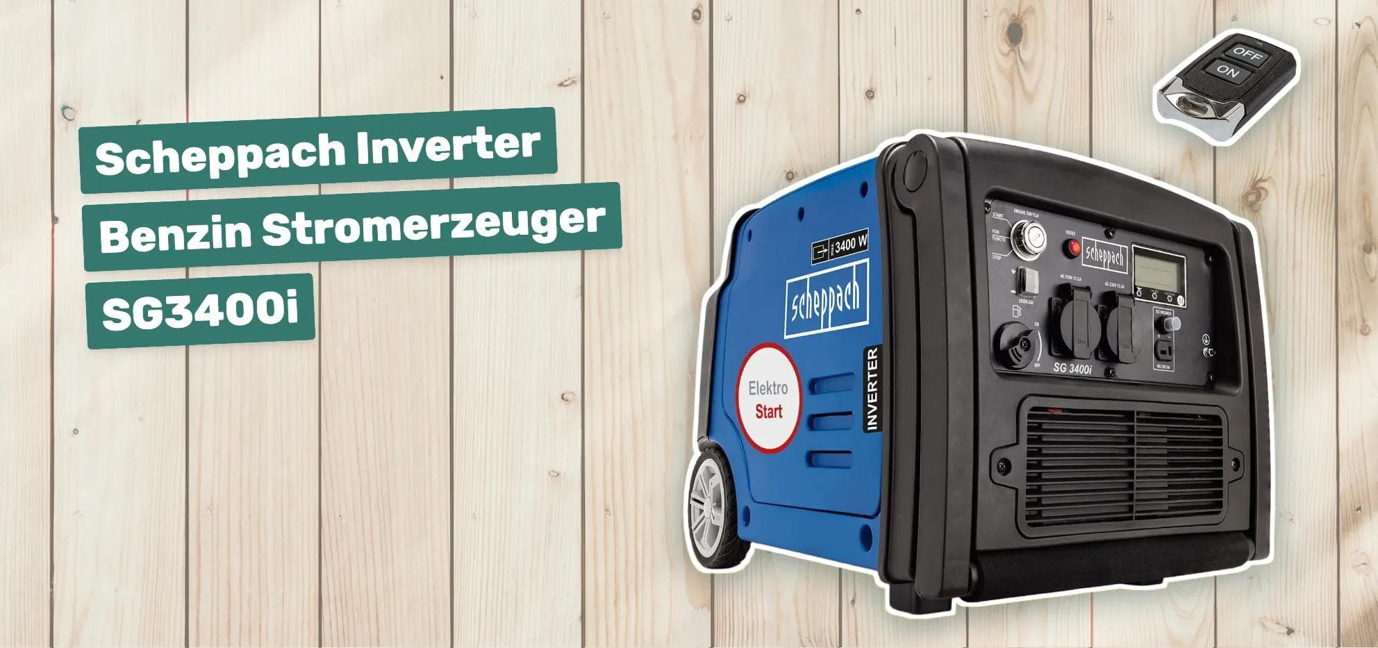 Scheppach Inverter Benzin Stromerzeuger SG3400i