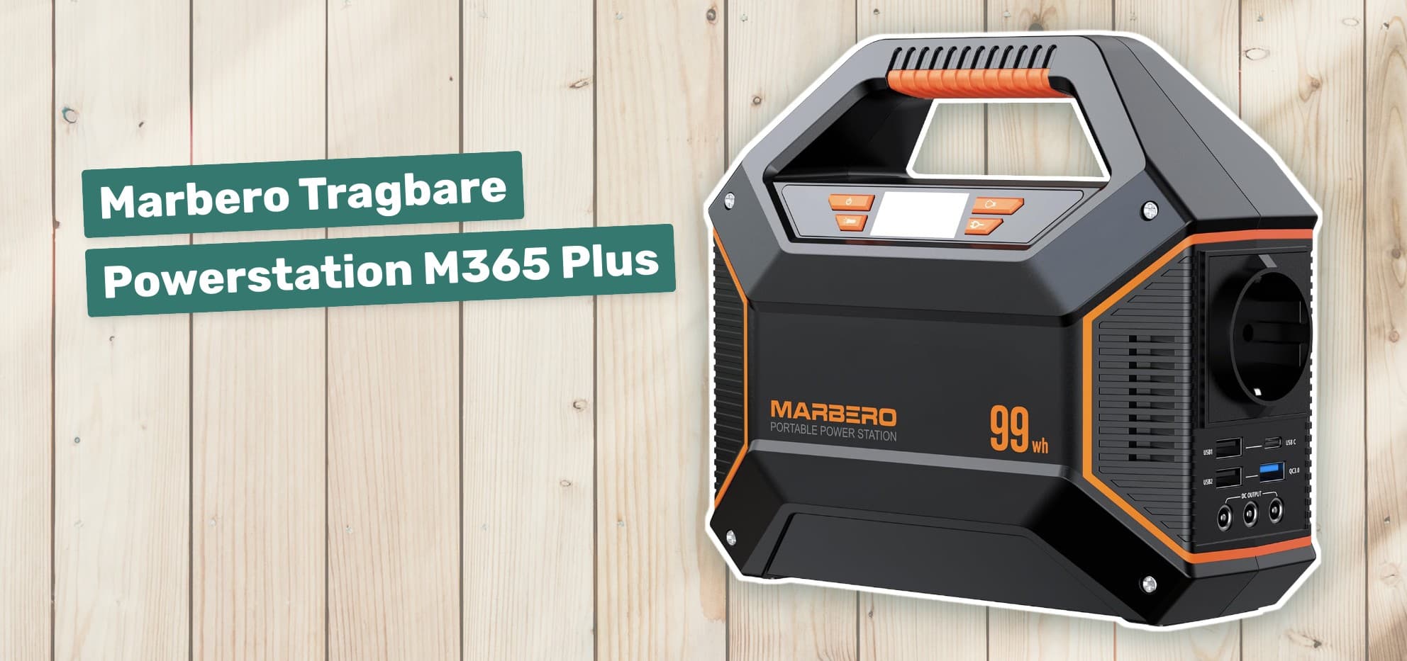 Marbero Tragbare Powerstation M365 Plus