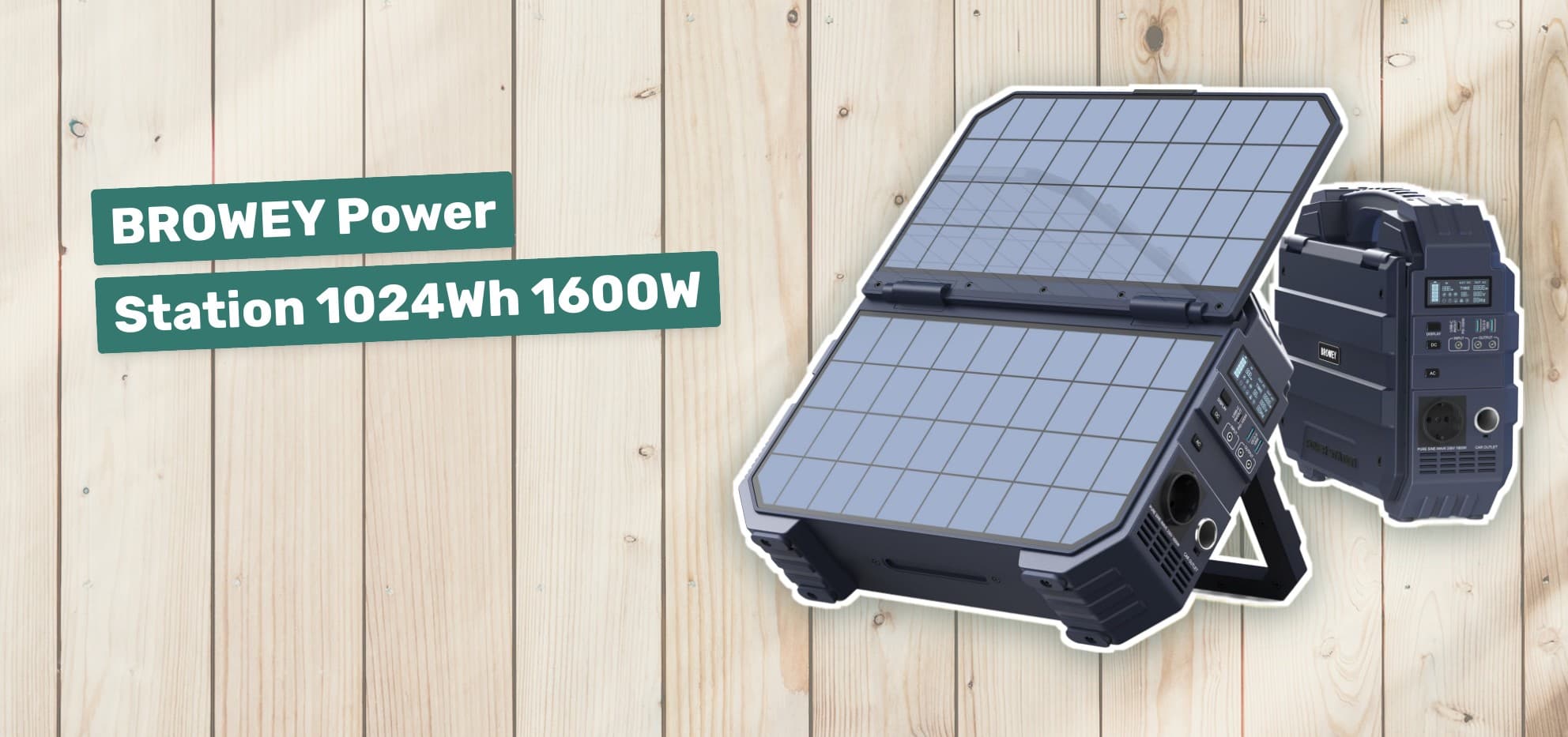 BROWEY Power Station 1024Wh 1600W