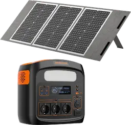 Necespow Powerstation LiFePO4 1102Wh mit 100W Solarpanel