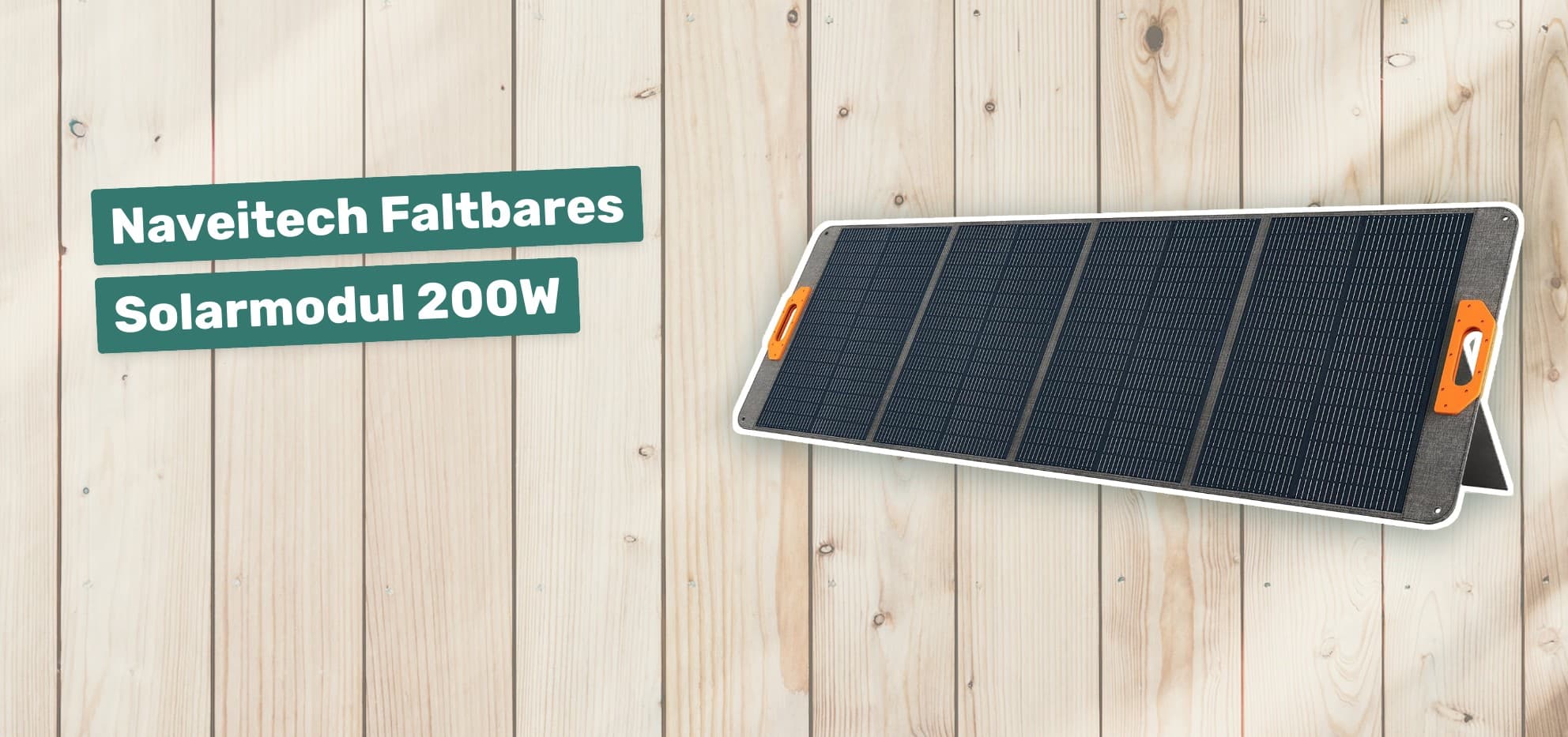Naveitech Faltbares Solarmodul 200W