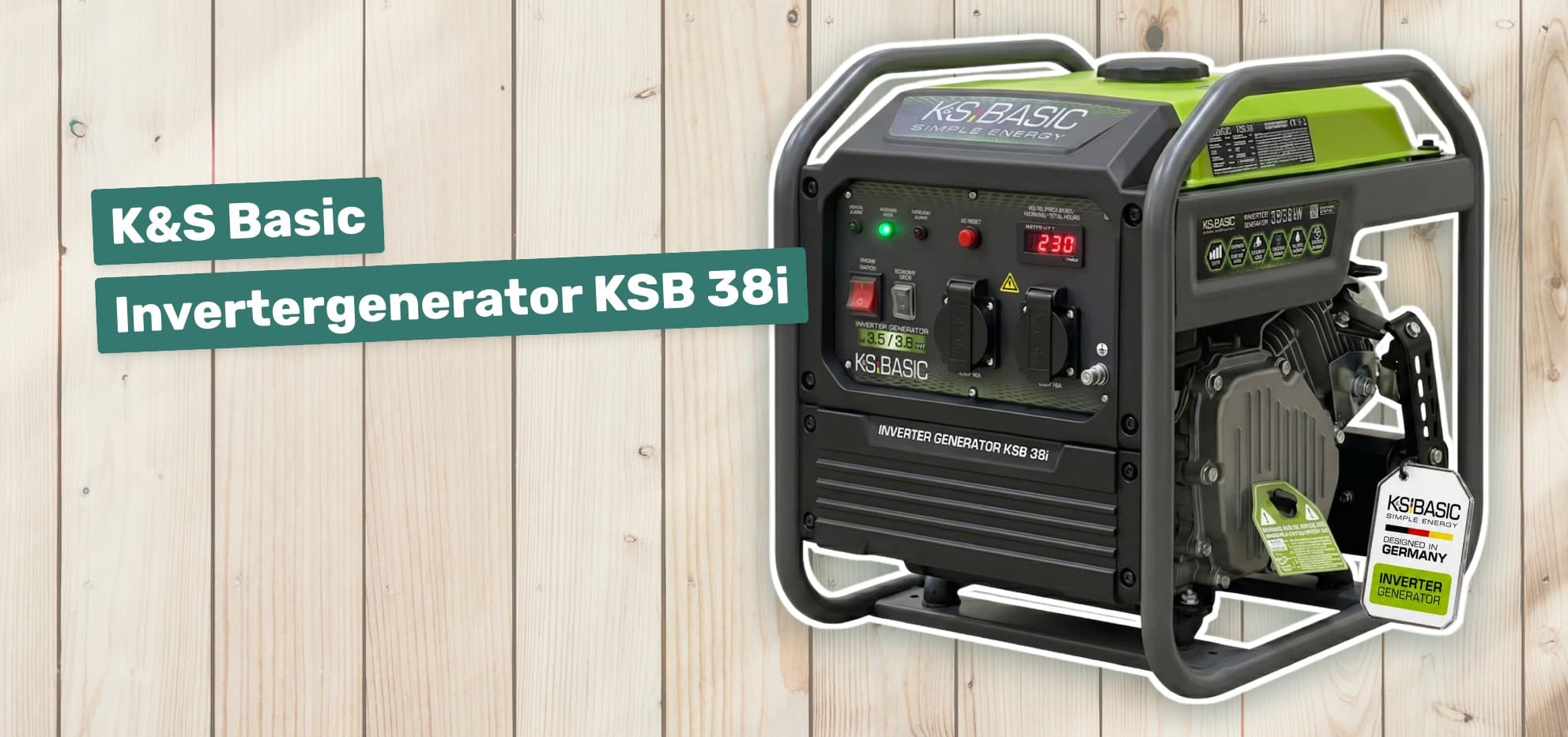 K&S Basic Invertergenerator KSB 38i