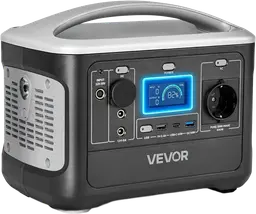 Vevor Powerstation M6 600W 493Wh