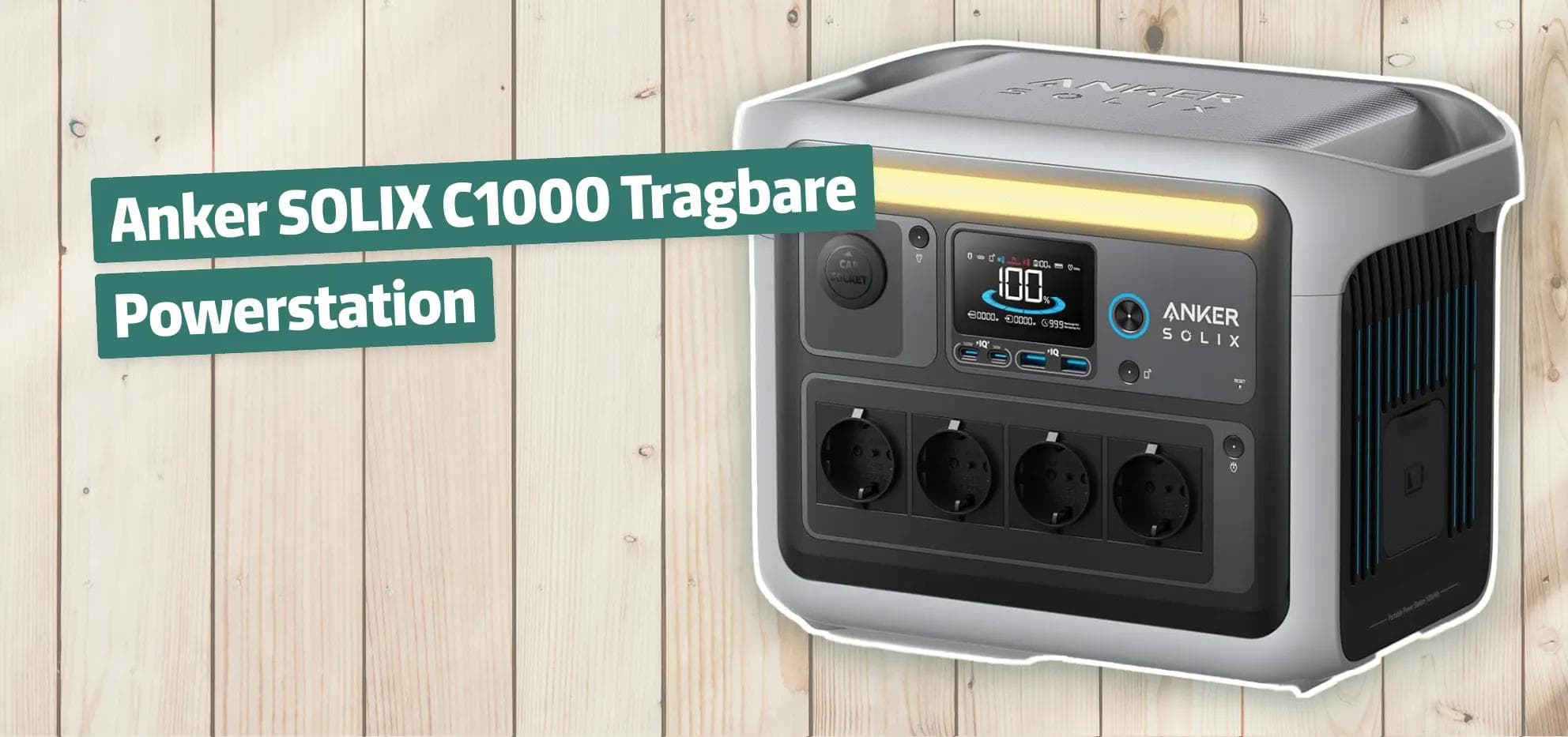 Anker SOLIX C1000 Tragbare Powerstation