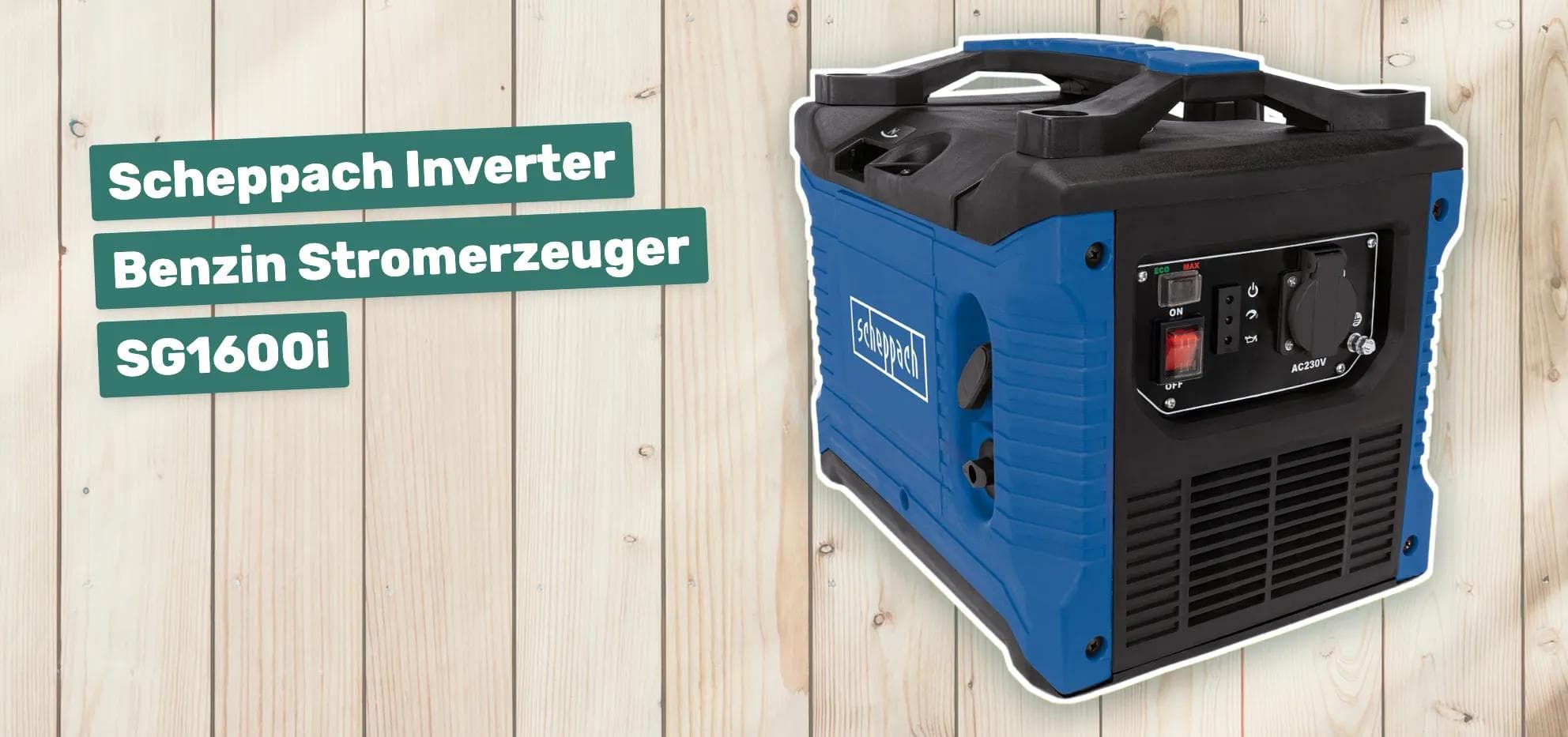 Scheppach Inverter Benzin Stromerzeuger SG1600i