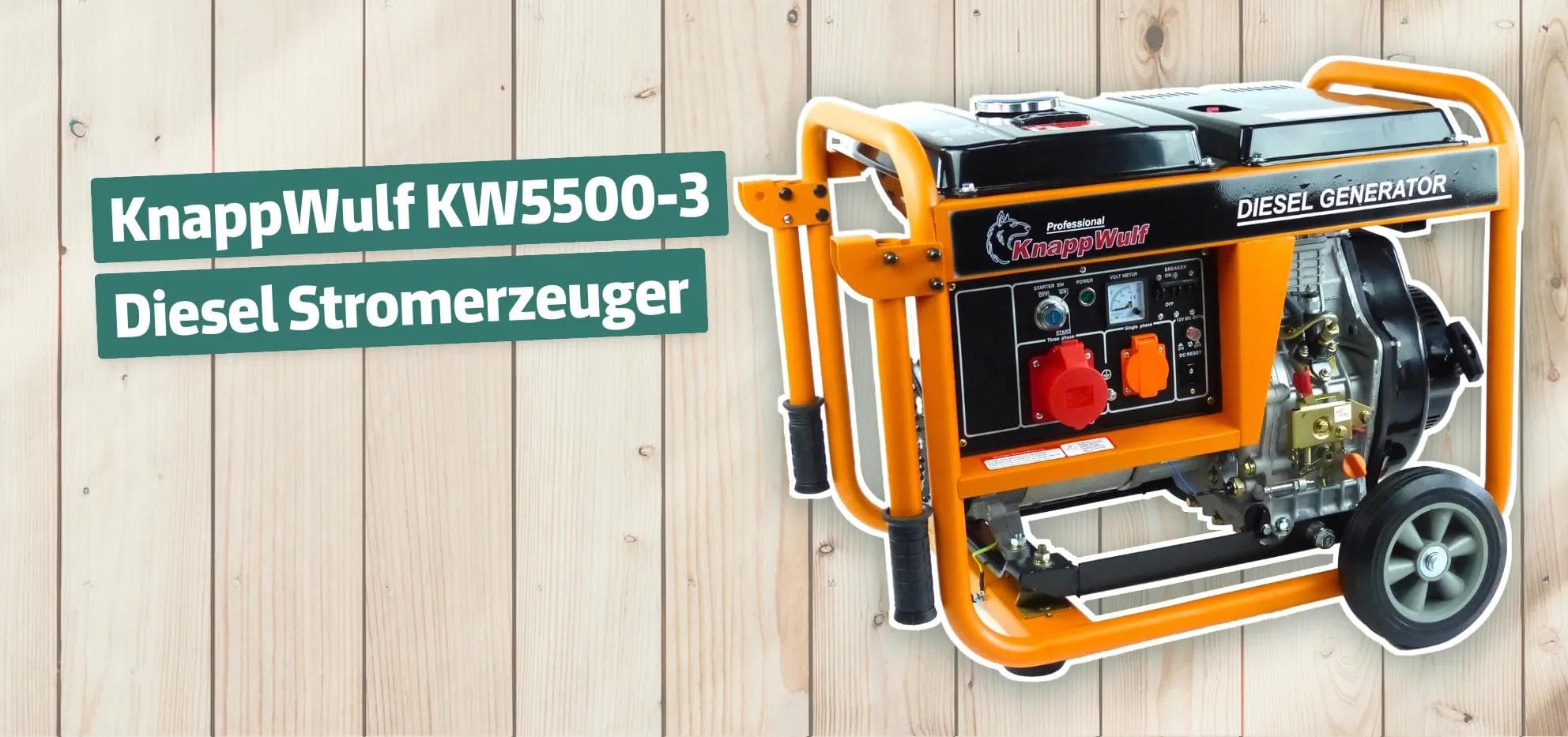 KnappWulf KW5500-3 Diesel Stromerzeuger
