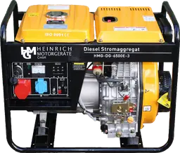 Heinrich Motorgeräte Dieselgenerator HMG-DG-6500E3 5kW