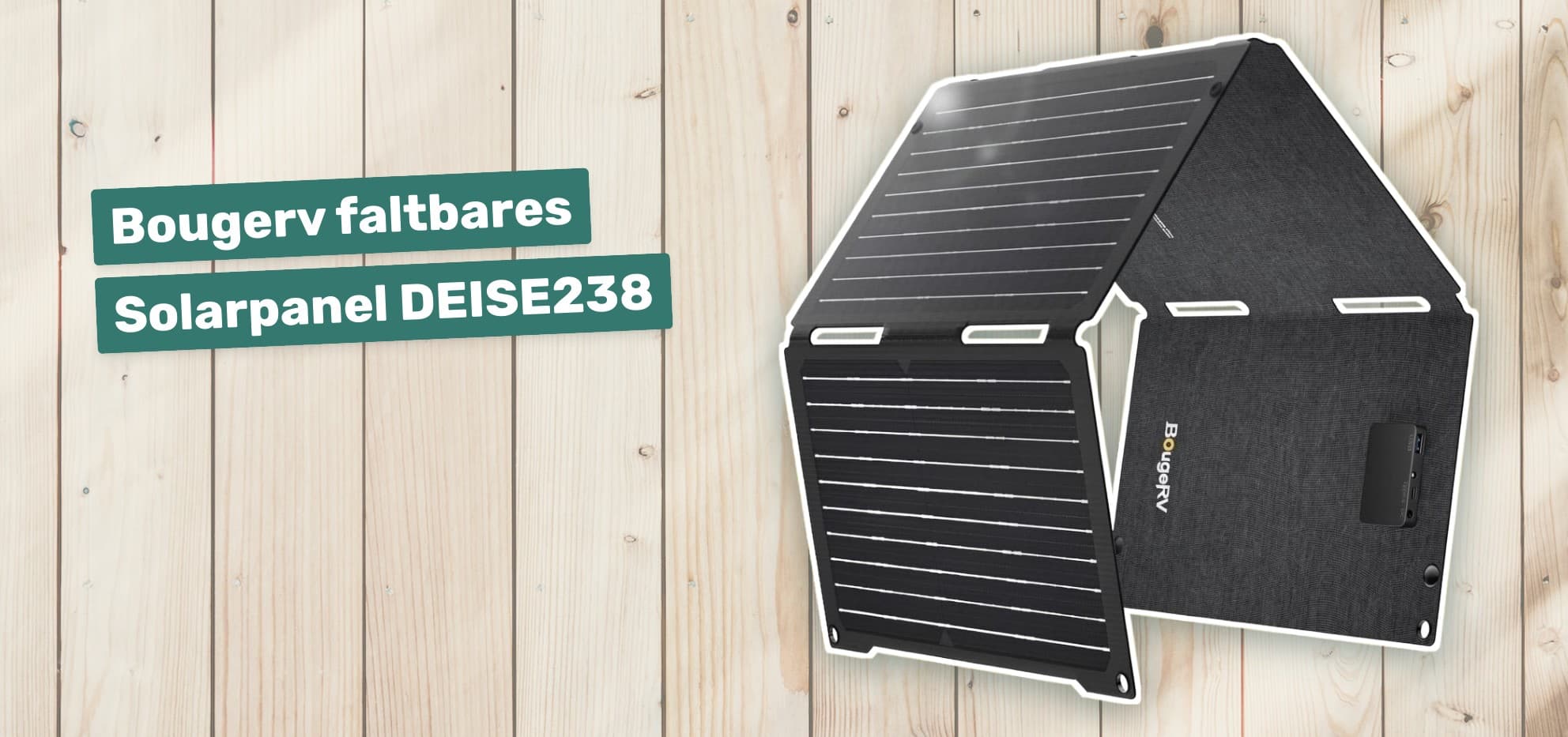 Bougerv faltbares Solarpanel DEISE238