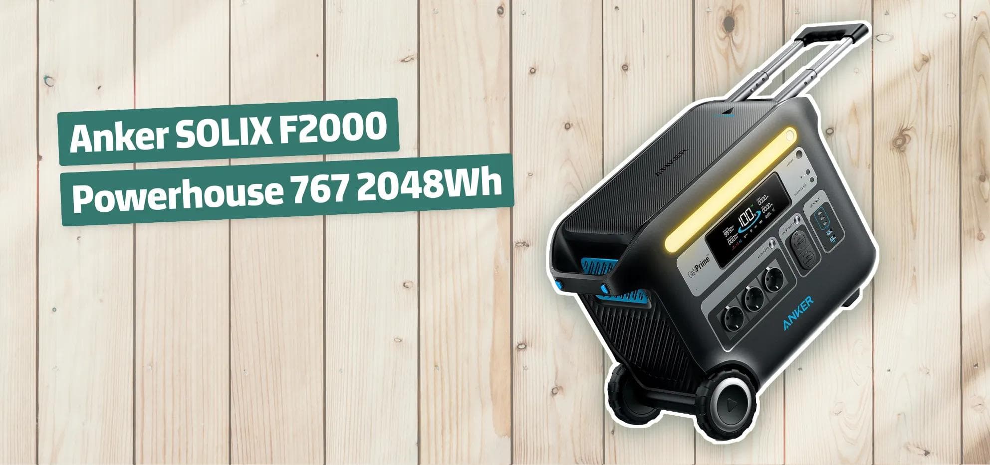 Anker SOLIX F2000 Powerhouse 767 2048Wh
